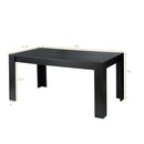 63 Inch Rectangular Modern Dining Kitchen Table