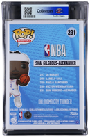 Shai Gilgeous-Alexander Basketball #231 Funko POP! PSA 8.5 NM-MINT+