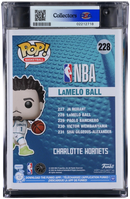 LaMelo Ball Basketball #228 Funko POP! PSA 8.5 NM-MINT+