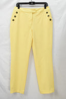 Bar Iii Women's Buttoned Slim Straight-Leg Dress Pants