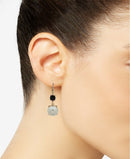 Anne Klein Gold-Tone Stone & Imitation Pearl Drop Earrings ? Pearl