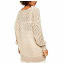 Free People Womens Say Hello Wool Blend Open Stitch Sweater