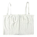 Danielle Bernstein Dot Cropped Tank Top, Size 8