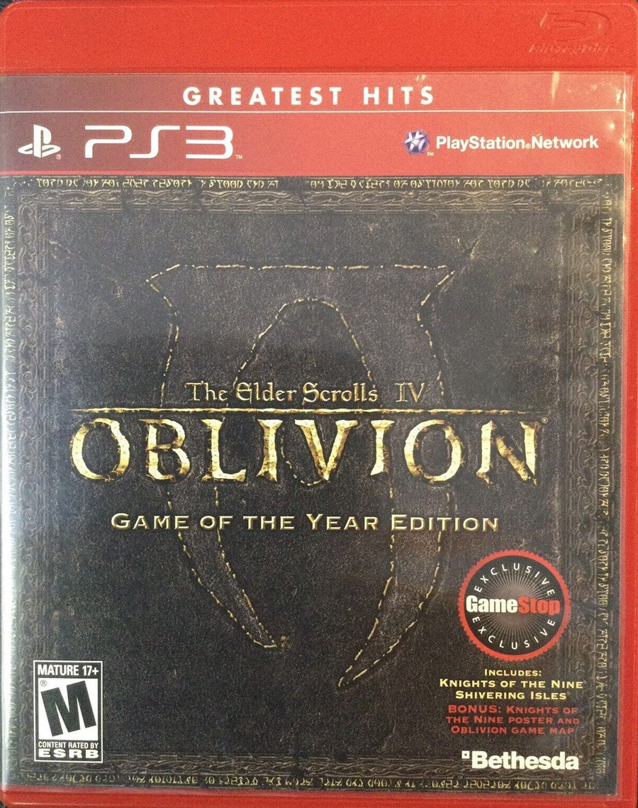 The Elder Scrolls IV: Oblivion Game of the Year Edition (Greatest Hits) (Gamestop Edition) (Playstation 3)