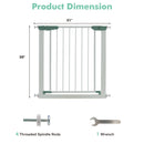 30-32.5 Inch Wide Safety Gate with 30 Inch Scientific Height