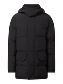 Lacoste Mens, Detachable Hood Long Puffer Coat Water Repellent