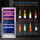 Dual-Zone 30-Bottle Wine Cooler