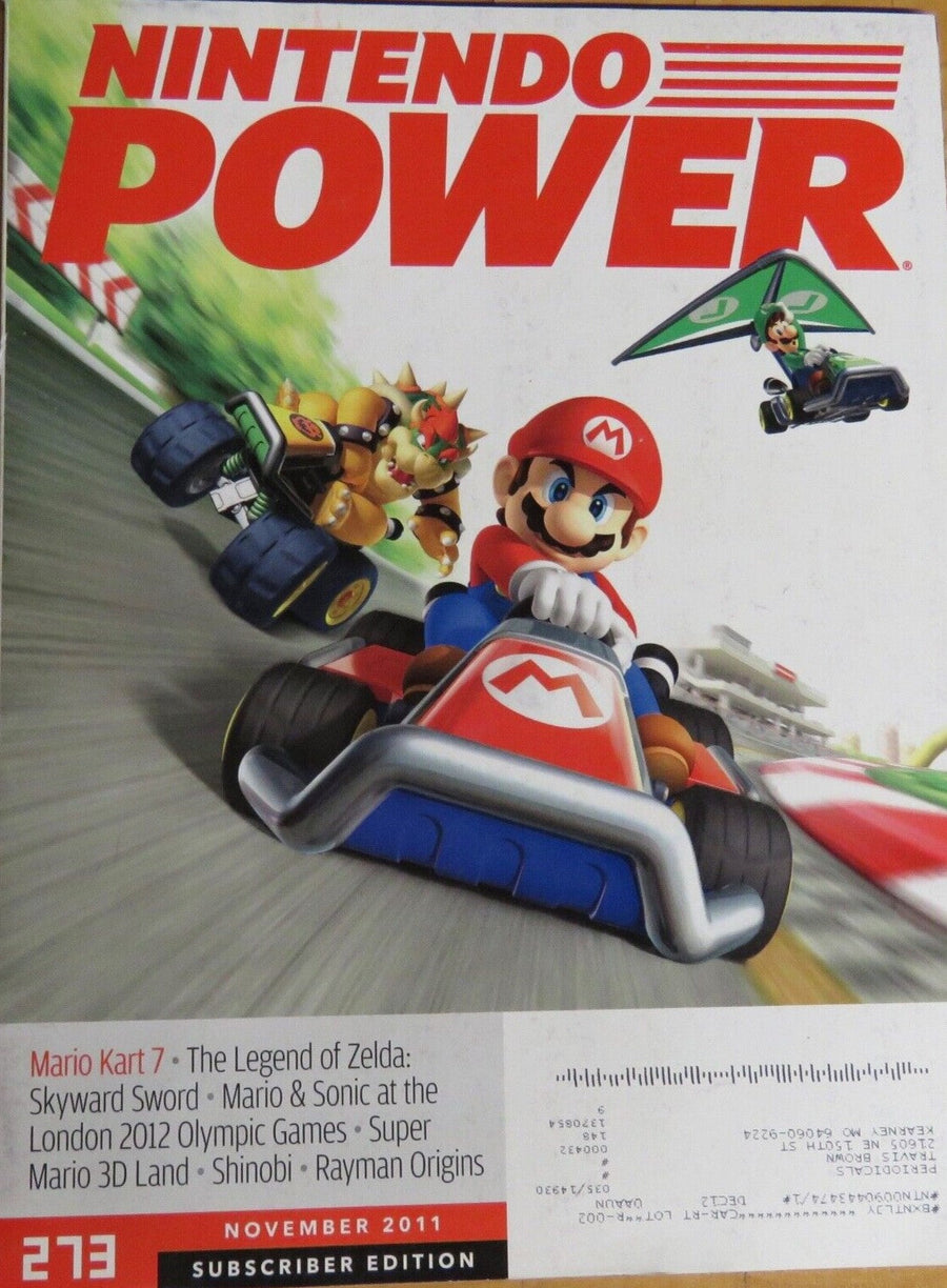 Nintendo Power November 2011 Volume 273 [Subscriber Edition] (Books)