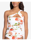 Rachel Rachel Roy Women One-Shoulder Floral-Print Tankini Top, Size XS