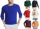 Tommy Hilfiger Mens Geneva Regular-Fit Tipped Ribbed-Knit Sweater