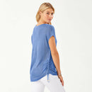 Tommy Bahama Alana Linen Side Tie V-Neck Sleeveless Sweater, Size Small