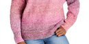 Aqua Womens Mock Neck Sweater