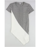 Bar Iii Womens Asymmetrical Colorblock Pullover Blouse, Size Small