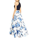 City Studios Women's Sleeveless Full Length Formal Dress White Size 5