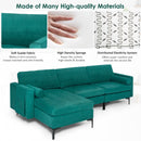 3-Seat L-Shaped Sectional Sofa with USB Ports & Storage