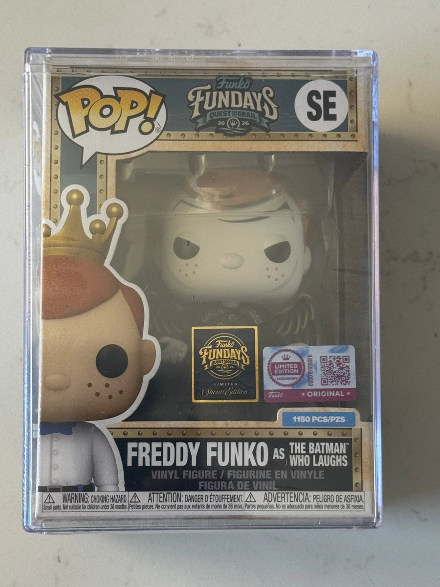 Fundays: Quest for the Grail - Atlantis 2026 Freddy Funko as Batman Who Laughs with Protector & Guaranteed Mint LE1150