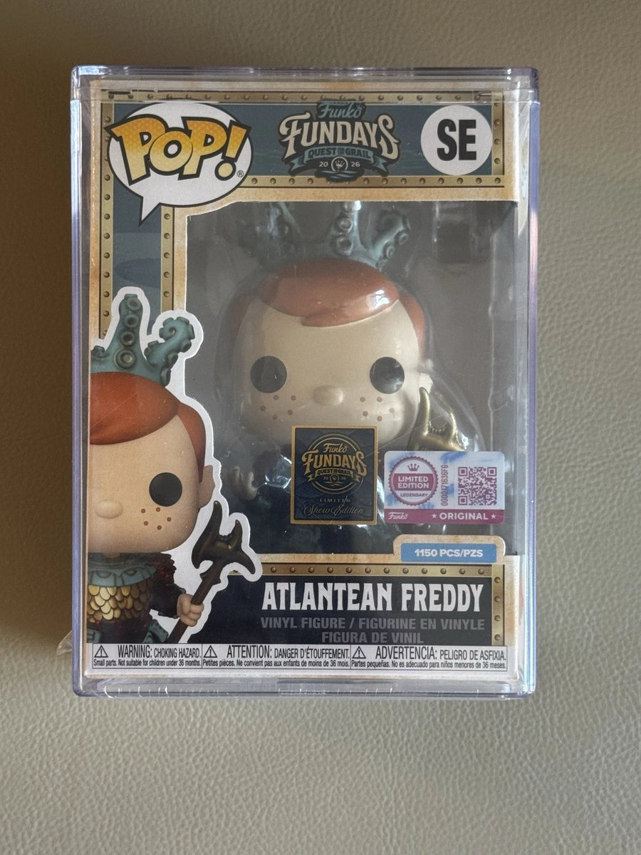 Fundays: Quest for the Grail - Atlantis 2026 Atlantean Freddy Funko Fundays Diamond Collection with Protector & Guaranteed Mint LE1150