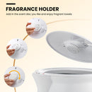 Bathroom Towel Warmer Bucket with Fragrance Holder and Auto Shut