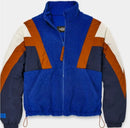 UGG Womens Kieren UGGfluff / Nylon Jacket Fleece/Nylon in Night Sky/Hardwood, Size M
