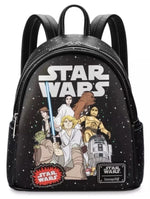 Disney Parks Star Wars Celebrate the Saga Loungefly Mini Backpack Glow In Dark