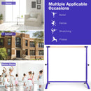 51 Inch Ballet Barre Bar with 4-Position Adjustable Height