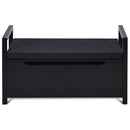 34.5 ×15.5 ×19.5 Inch Shoe Storage Bench with Cushion Seat for Entryway