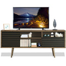 Mid-Century Modern TV Stand for TVs up to 65 Inch with Storage Shelves