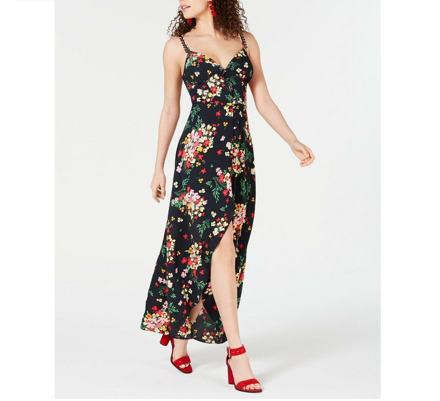 b darlin maxi dress B. DARLIN Womens Long Evening Slit Maxi Dress, Black, Juniors, 7/8