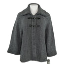 JM Collection Women's Wing-Collar Flyaway Cardigan, Size Medium
