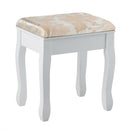 5 Drawers Removable Box Makeup Dressing Vanity Set