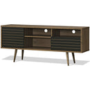 Mid-Century Modern TV Stand for TVs up to 65 Inch with Storage Shelves