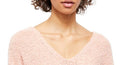 Free People Womens Coral Knit Dolman Sleeve V Neck Sweater, Size Large