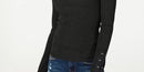 Hooked up by Iot Juniors Lace-up Rib-Knit Sweater, Size XS