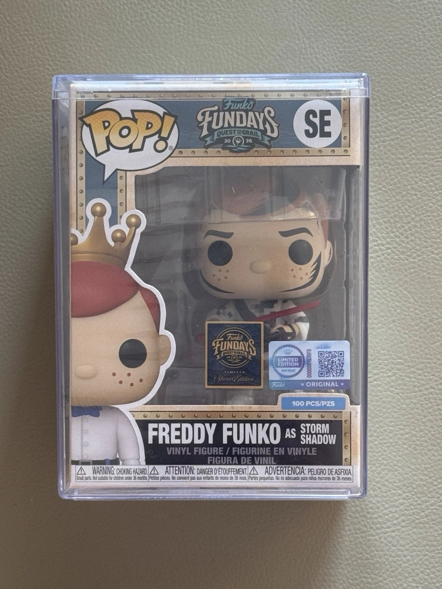 Fundays: Quest for the Grail - Atlantis 2026 Freddy Funko as GI Joe Freddy as Storm Shadow with Protector & Guaranteed Mint LE100
