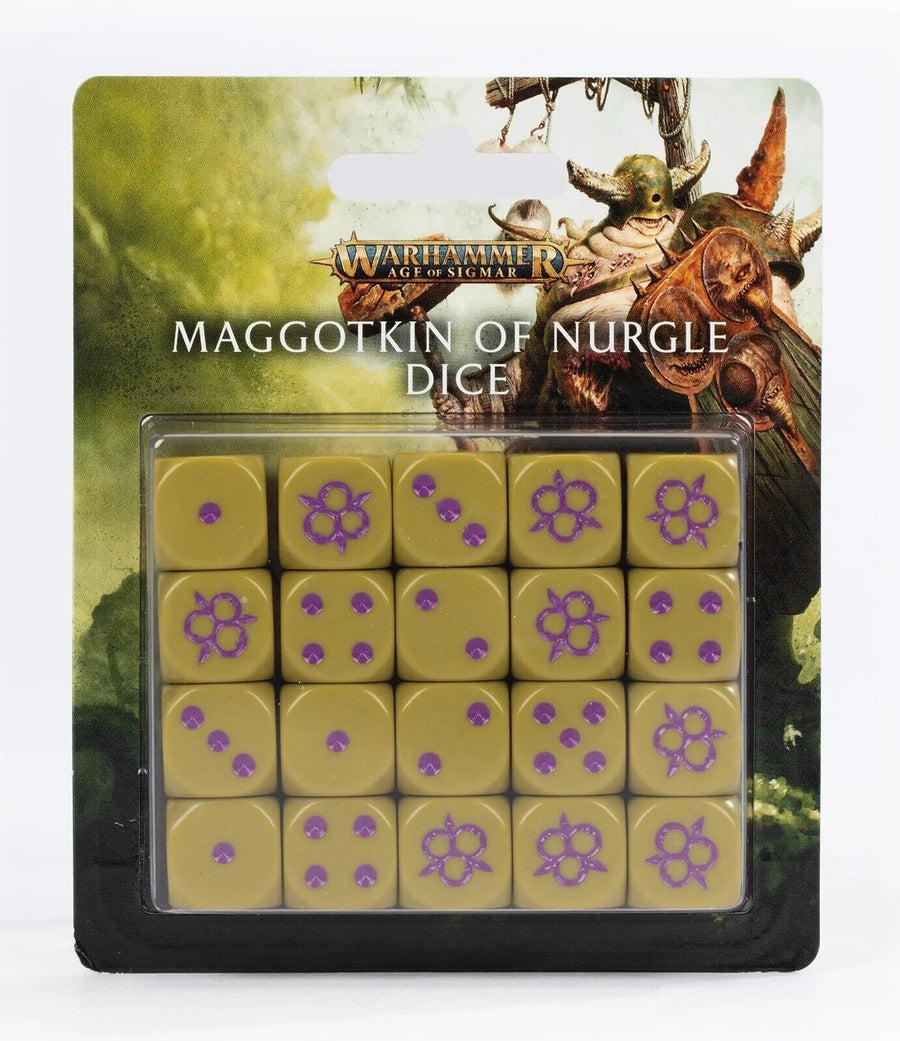 Warhammer Age of Sigmar Dice: Maggotkin of Nurgle