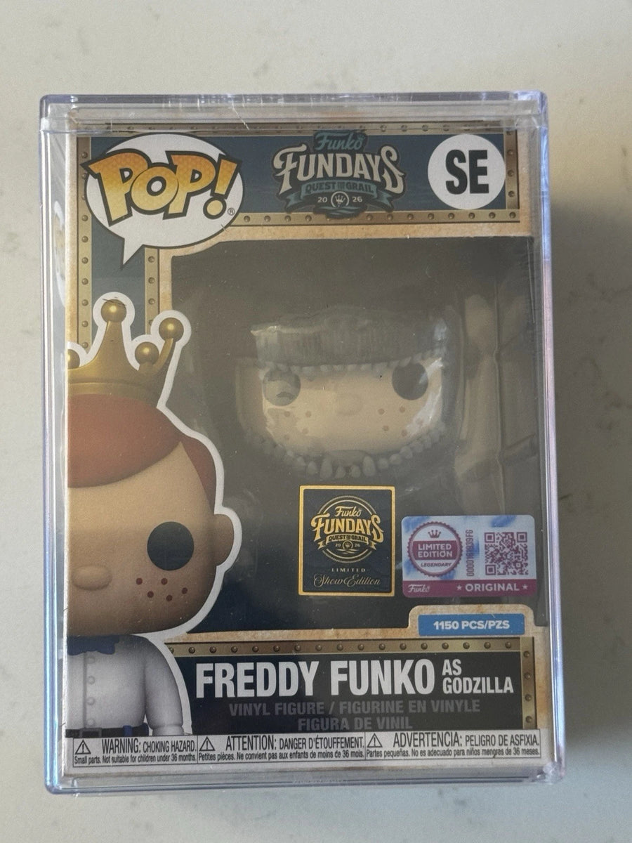 Fundays: Quest for the Grail - Atlantis 2026 Freddy Funko Godzilla with Protector & Guaranteed Mint LE1150