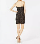 City Studio Junior Sheath Dress Embroidered Trim Lace Overlay, Size 5