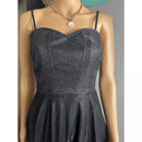 Wow Couture Womens Sweet Heart Fit and Flare Textured with Lurex Dress,Small