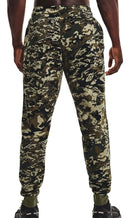 Under Armour Mens Rival Fleece Camo Script Jogger Pants, Size Small