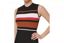 VINCE CAMUTO Womens Black Unlined Pullover Sleeveless Sweater Dress PS