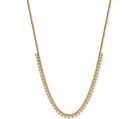 Argento Vivo Zirconia 18 Statement Necklace in 18k Gold-Plated Sterling Silver