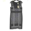 Chicos Ponte Pieced Jacquard Jessa Sheath Dress, Size L/14
