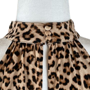 INC Womens Maxi Dress Cheetah-Print Blouson High-Neck