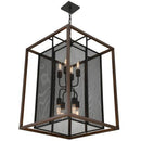 Varaluz Rio Lobo 8 Light Pendant, Dark Oak/Black - 285P08DOBL