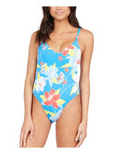 Roxy Juniors She Just Shines Floral One-Piece Swimsuit