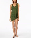 Miken Sheer Tank Dress Racerback Swimwear Cover-up