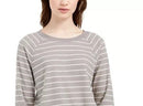 Ultra Flirt Juniors Striped Drawstring-Hem Top