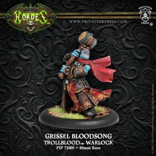 Hordes: Trollbloods Grissel Bloodsong Trollblood Warlock