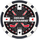 Chicago Blackhawks 100 Piece Poker Chips