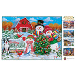 Season's Greetings - Tree Farm 1000 Piece Jigsaw Puzzle